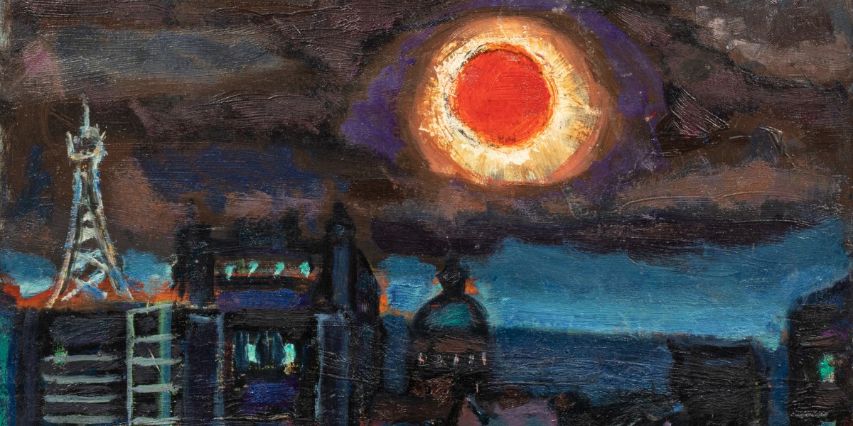 Soleil rouge sur Paris